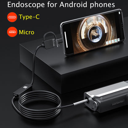 Daxiongmao Endoscope Camera with Light, Rifle Borescope, Fits 0.2 ~.03 Inch Caliber Larger-Hunting Shooting Firearms Visual Barrel Inspection Tools, Gadgets for Men