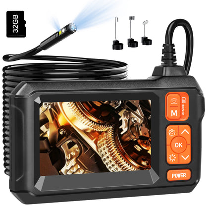 Daxiongmao Borescope, 4.3" Endoscope Camera with Light, IP67 Waterproof Endoscope, 1080 HD Camera,16.5ft